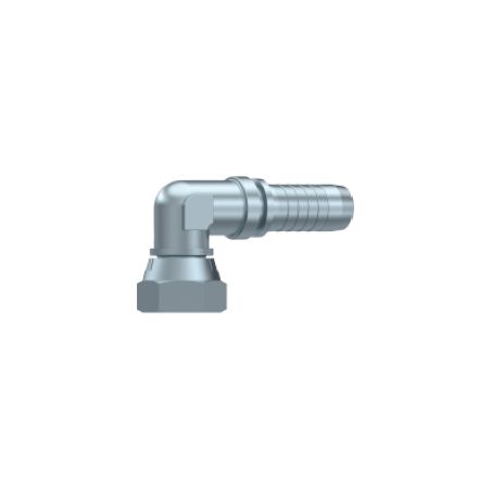 Embout Femelle BSP Cône 60° - Coude 90° compact - DN 1" - Ø Int. tuyau 25 - 1"