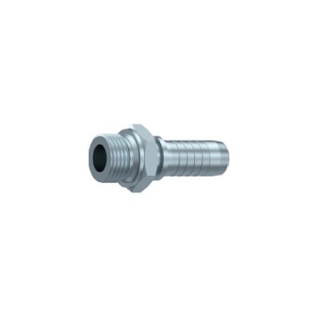 Embout Mâle BSP Fond Plat - DN 3/8 - Ø Int. tuyau 10 - 3/8