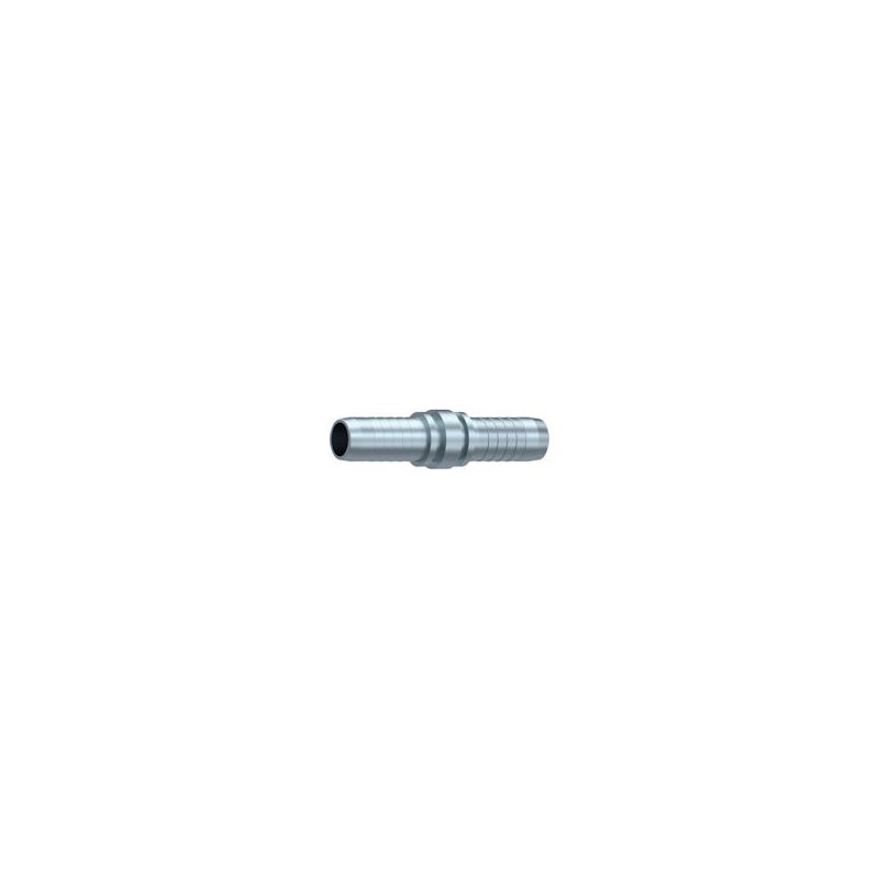 Embout de jonction double - DN 10 mm - 3/8 - Ø Int. tuyau 10 mm - 3/8