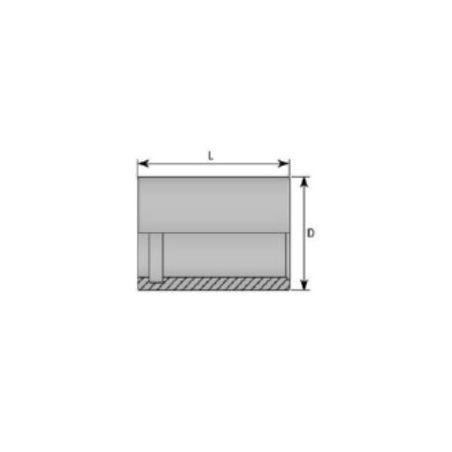 Jupe pour tuyau PTFE lisse 1 tresse - DN 04 - Sans dénudage