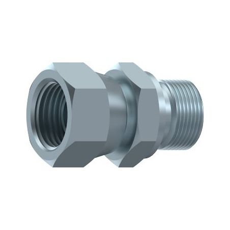 adapteur hydraulique m - f. tourn bsp 60º 3/4" bsp 3/4" bsp