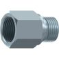 Prolongateur hydraulique M BSP 60º - M - F Gaz fixe 1/4" BSP 1/4" BSP - L46