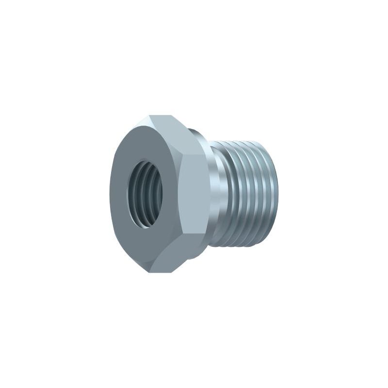 bouchon hydraulique réducteur m bsp 60º - f gaz fixe 3/4" bsp 1/2" bsp