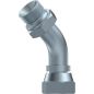 coude tube 45º m-f. tourn. fbsp(60º) 1/2" mbsp 1/2" fbsp