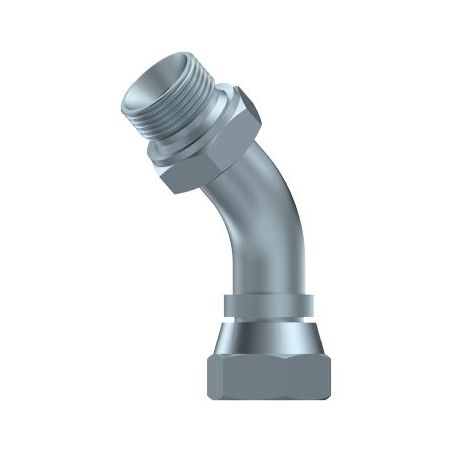 coude tube 45º m-f. tourn. fbsp(60º) 1" 1/2 mbsp 1" 1/2 fbsp