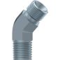 coude 45º male mbsp (60º)-male mbspt (60º) 3/4" mbsp 3/4" mbspt