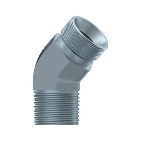 coude 45º male mbsp (60º)-m.npt (60º) 1" mbsp 1" npt