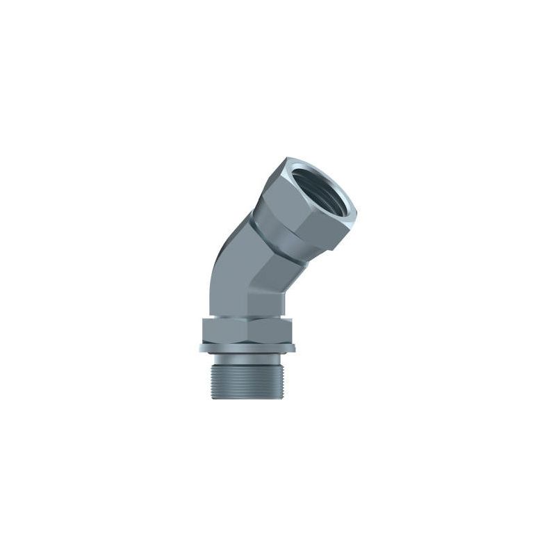 coude 45º male orientable mbsp 60º-fem.tour. fbsp 60º 1/2" mbsp 1/2" mbsp