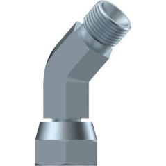 coude 45º male - femelle tournante fbspt - forgé 1/2" mbsp 1/2" fbsp