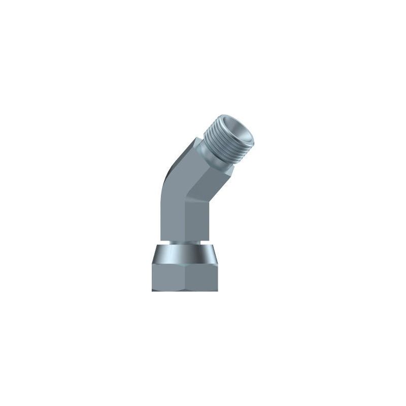 coude 45º male - femelle tournante fbspt - forgé 3/4" mbsp 3/4" fbsp