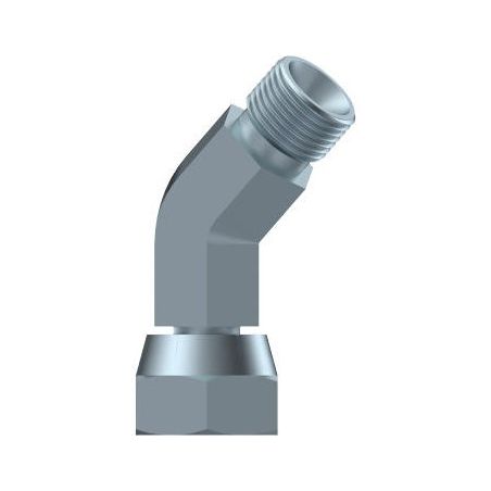 coude 45º male - femelle tournante fbspt - forgé 3/4" mbsp 3/4" fbsp