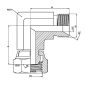 coude 90º - male - femelle tournante fbspt -forgé 1/8" mbsp 1/8" fbsp