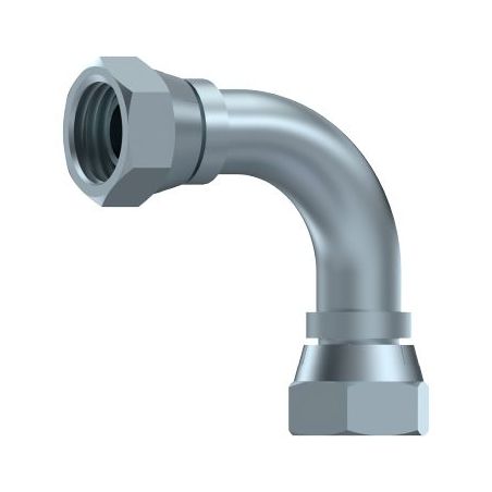 coude tube 90º - f.tourn-f tourn fbsp(60º) 1" fbsp 1" fbsp