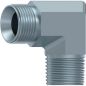 coude 90º - male mbsp (60º)-m.npt (60º) 3/8" mbsp 3/8" npt