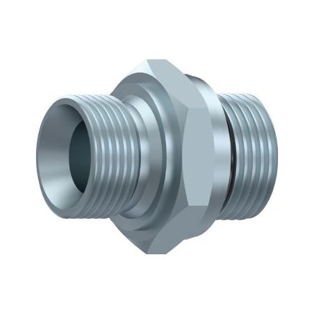 Adapteur hydraulique Male MBSP - Male DIN - 3/4" MBSP - MDIN M27x2