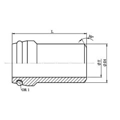 collet à souder o'ring ø 06x2 l/s