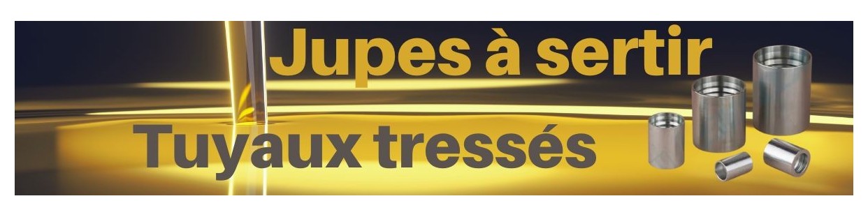 Jupes pour tuyaux tresse acier