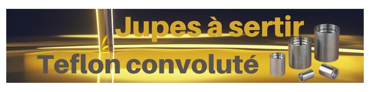 Jupes pour tuyaux PTFE convoluté