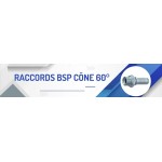 Raccord BSP cône 60°