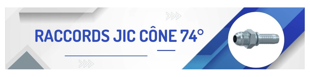 Raccords JIC cône 74°